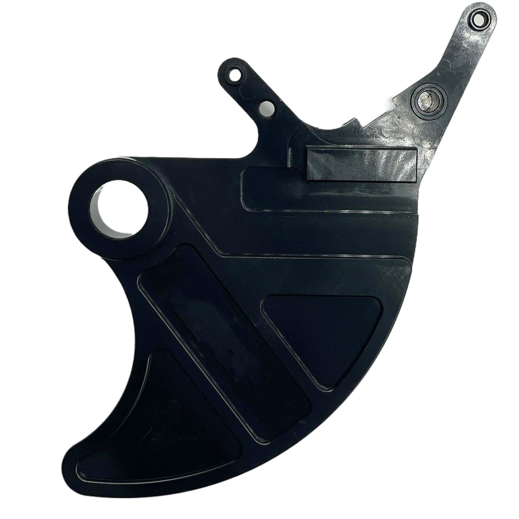 Custom CNC Black Aluminum Rear Brake Disc Guard Protector for Kawasaki KX250F 2018-2022 off Road Motorcycle Dirt Bike