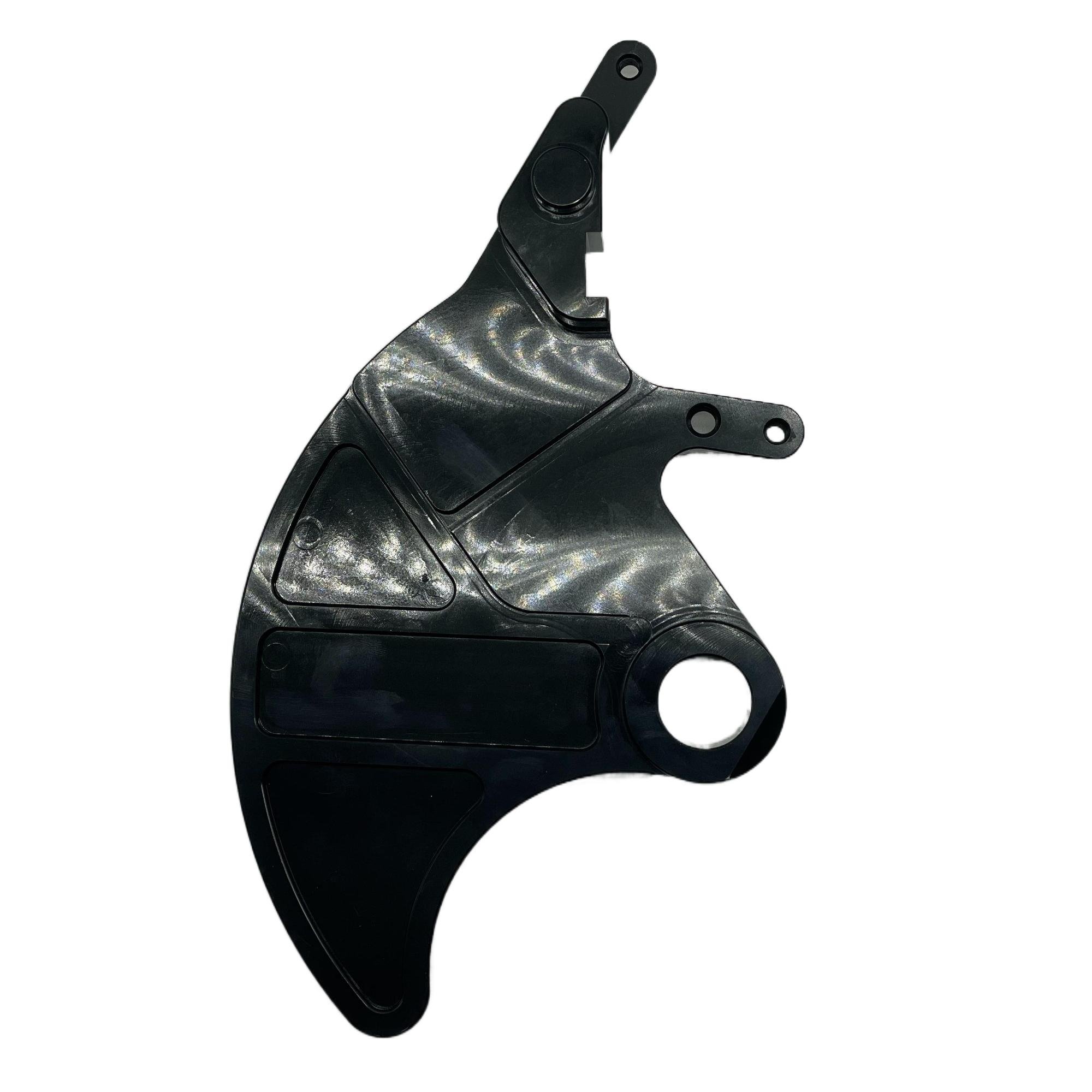 Custom CNC Black Aluminum Rear Brake Disc Guard Protector for Kawasaki KX250F 2018-2022 off Road Motorcycle Dirt Bike