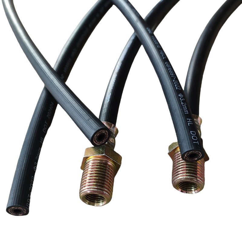 Auto Brake Parts Epdm Hose Dot Sae J1401 Flexible Brake Hose Hydraulic Hose and Fitting