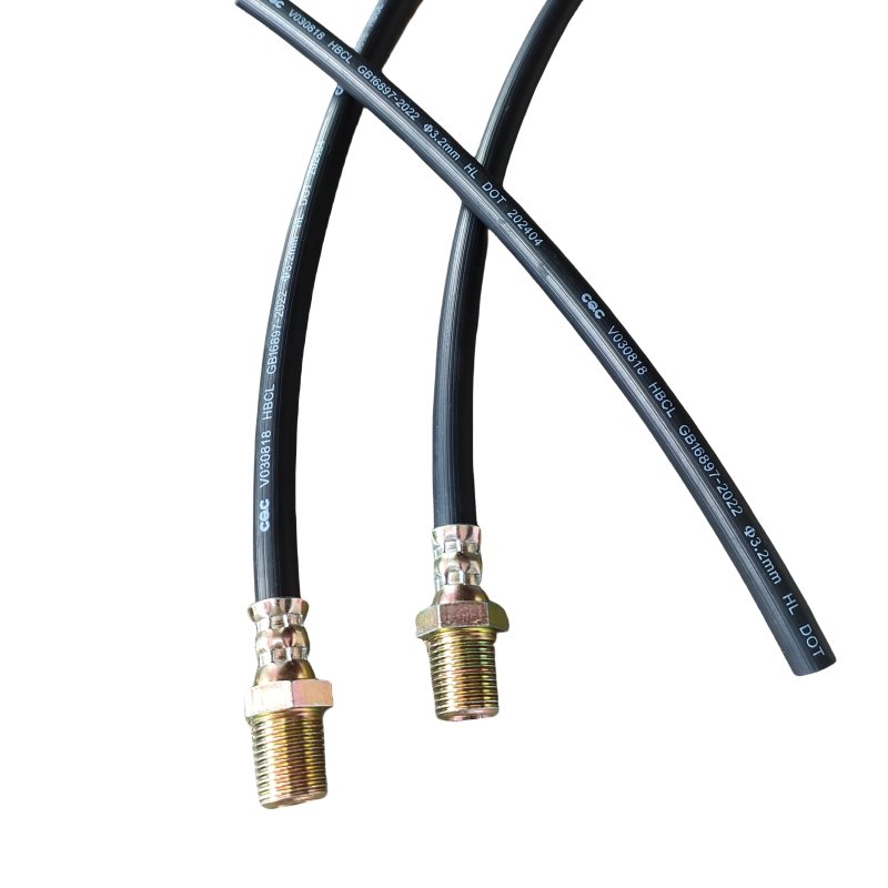 Auto Brake Parts Epdm Hose Dot Sae J1401 Flexible Brake Hose Hydraulic Hose and Fitting