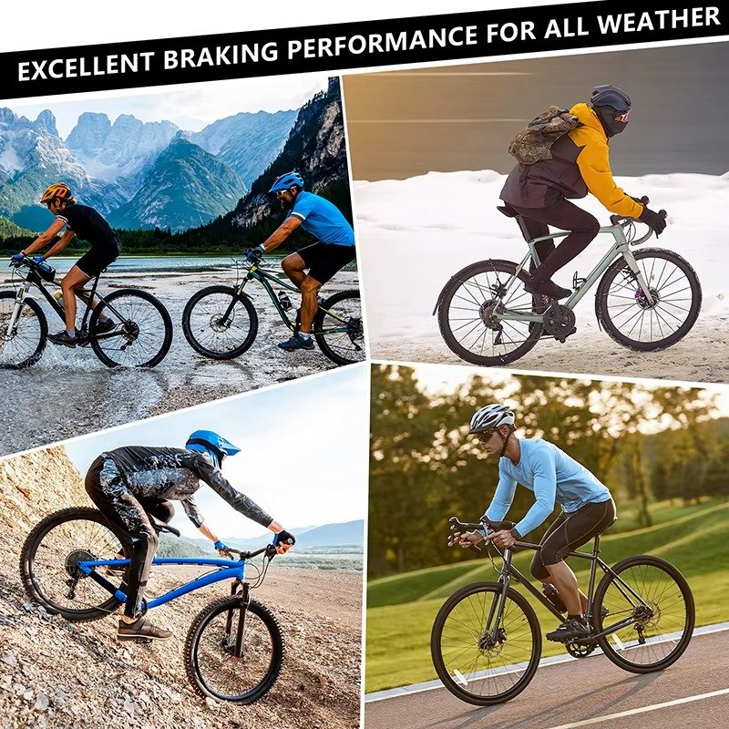 BUCKLOS Brake Pads Fit B01S B03S B05S Bicycle Hydraulic Disc Brake Pads Fit MT200 Durable Mountain Road Bike Brake Pads