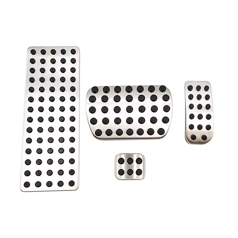 QSF Brake Fuel Accelerator Pedal Cover Kit Car Accessories for Mercedes-Benz W204 W203 W463