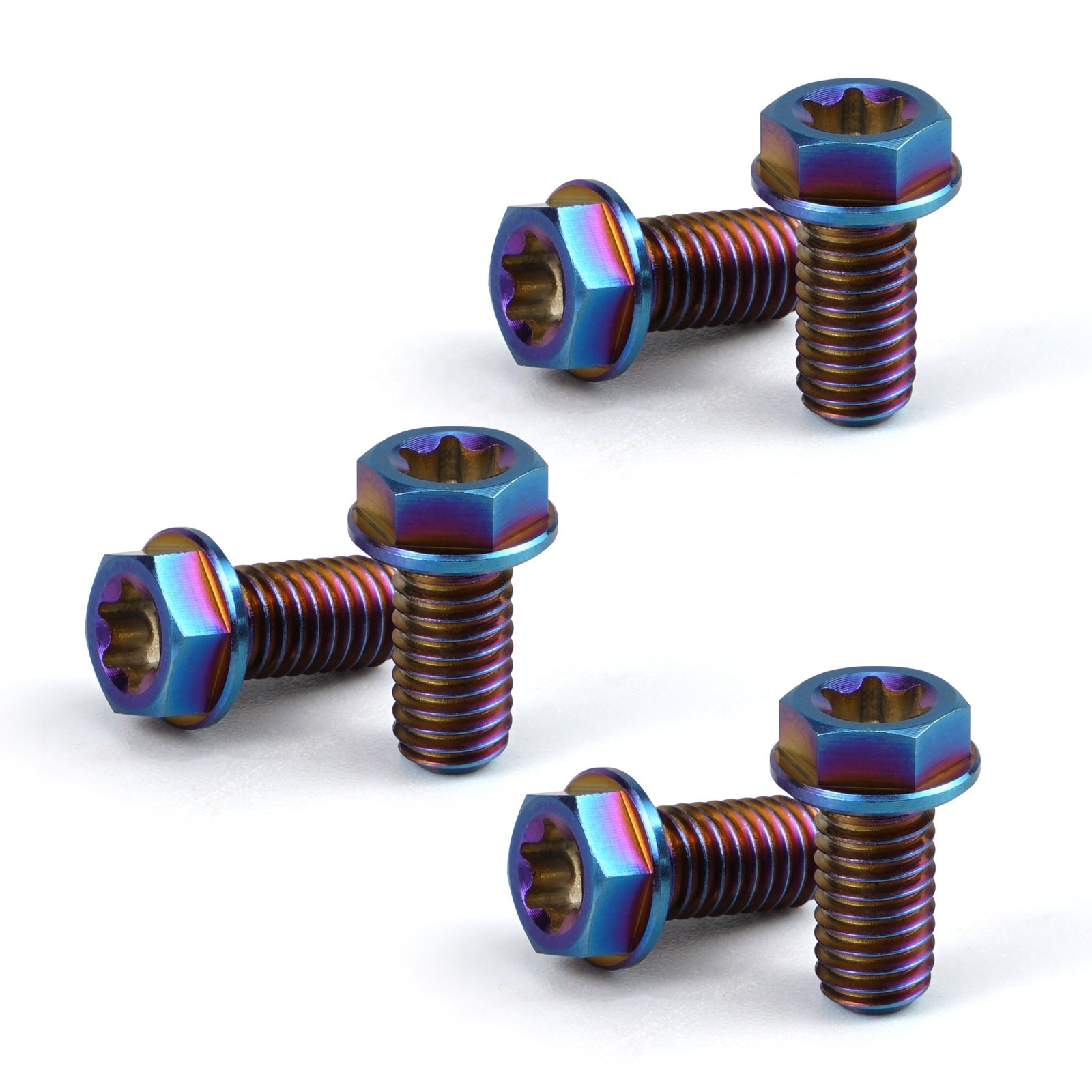 NiceCNC M6X13 Rear Brake Disc Pad Bolts Screws Nuts for Surron Light Bee X S L1E for Segway X160 X260