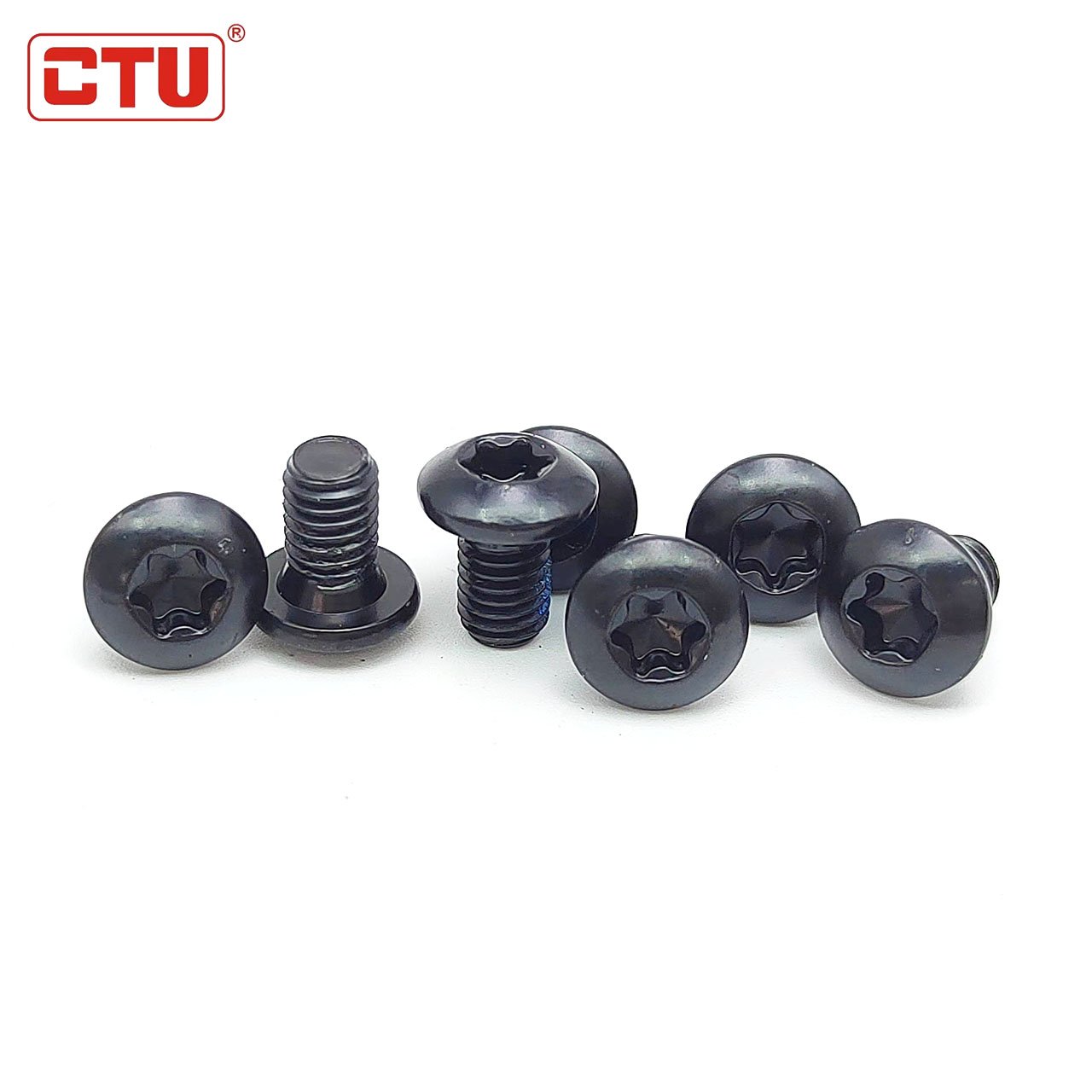 Hex Socket Cap Screw Button Head 10.9 Electrophoresis Black ISO7380 Screw for Disc Brake M5