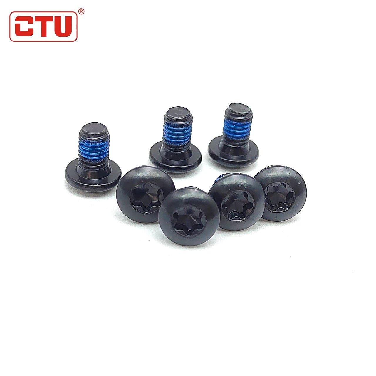 Hex Socket Cap Screw Button Head 10.9 Electrophoresis Black ISO7380 Screw for Disc Brake M5