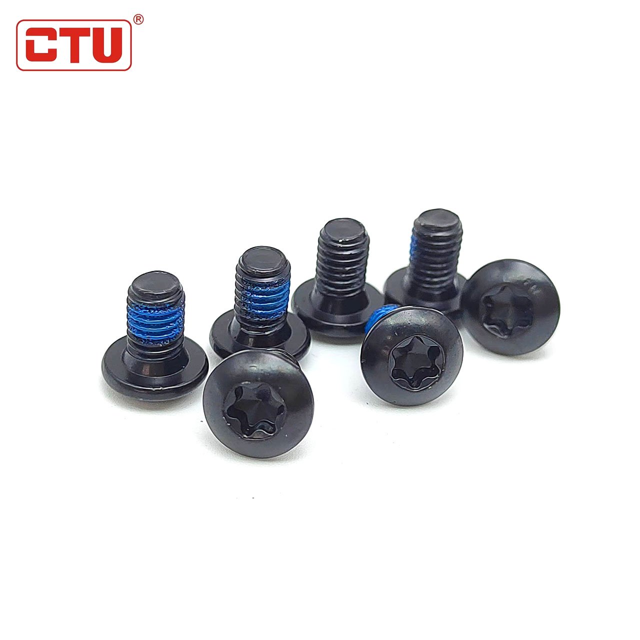 Hex Socket Cap Screw Button Head 10.9 Electrophoresis Black ISO7380 Screw for Disc Brake M5