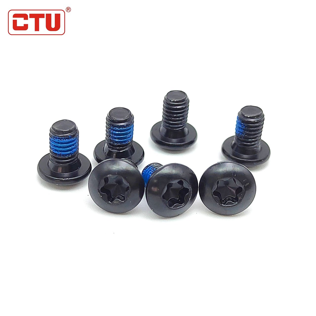 Hex Socket Cap Screw Button Head 10.9 Electrophoresis Black ISO7380 Screw for Disc Brake M5