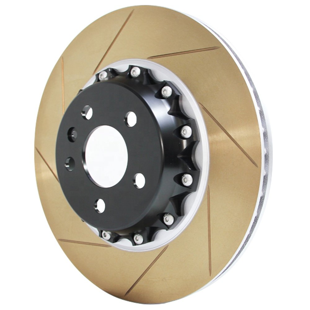 380 Front 2-Piece Brake Disc Conversion Kit [Bell/Rotor Combo] for Tesla S Plaid & LR