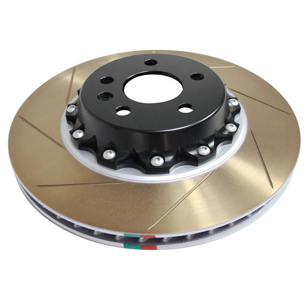380 Front 2-Piece Brake Disc Conversion Kit [Bell/Rotor Combo] for Tesla S Plaid & LR