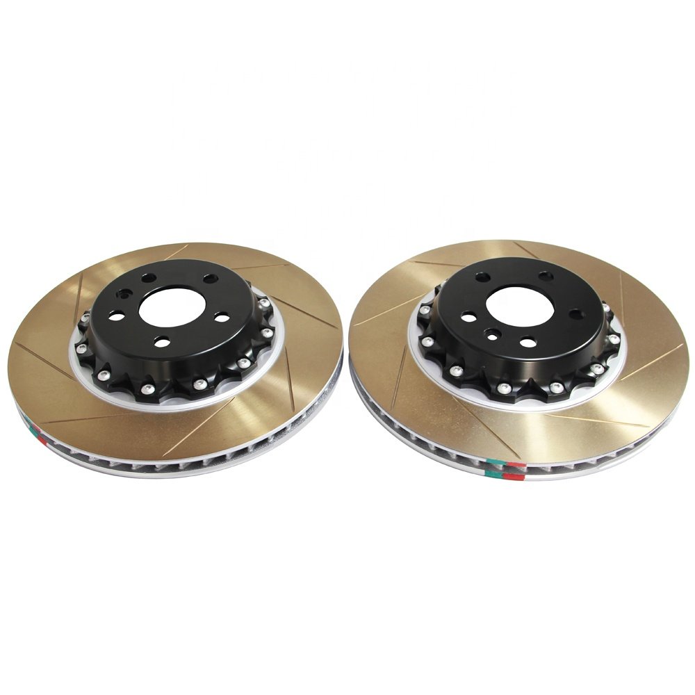380 Front 2-Piece Brake Disc Conversion Kit [Bell/Rotor Combo] for Tesla S Plaid & LR