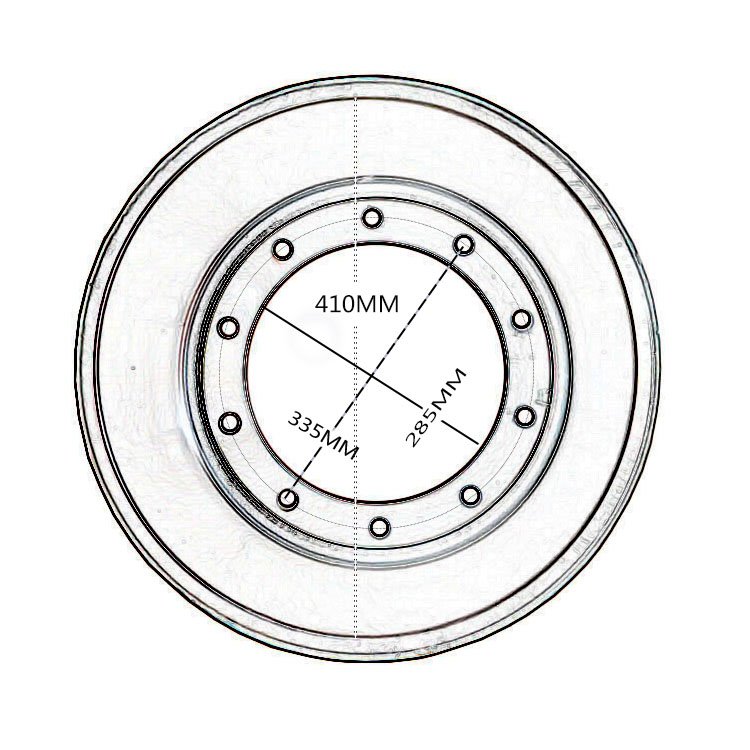 Brake Drum Front 1-42315-365-0 1423153650 for ISUZU