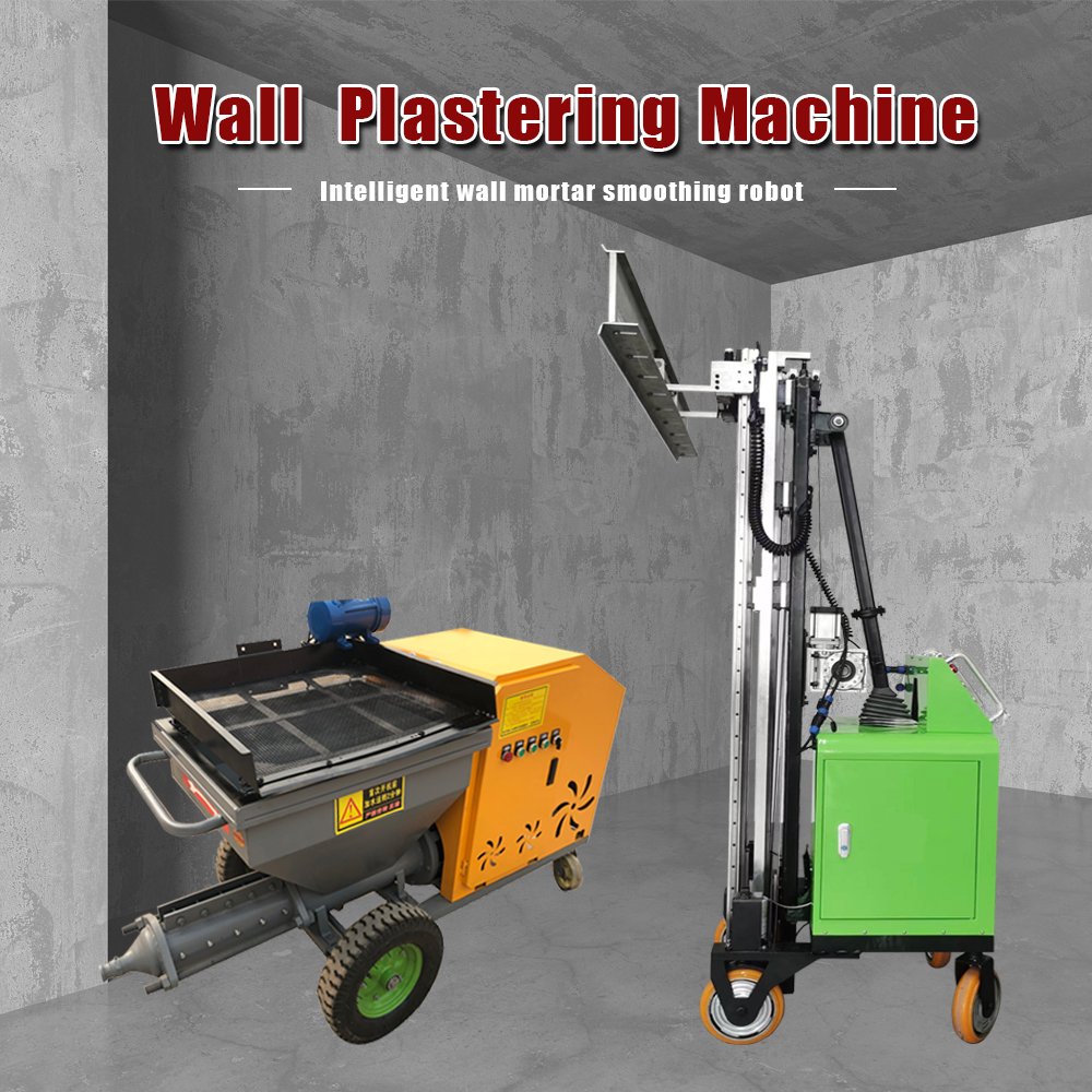 Robot Painter Wall Plastering Machine Wall Render Equipment Automatic Wall Plaster Machine for Sale