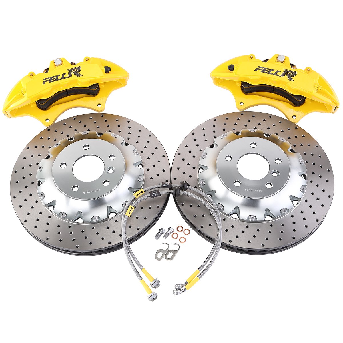 High Quality Factory Custom Modified Racing Dedicated Brake Caliper 6 Piston Racing Brake Caliper 6 Pot Big Brake Kit for Geely
