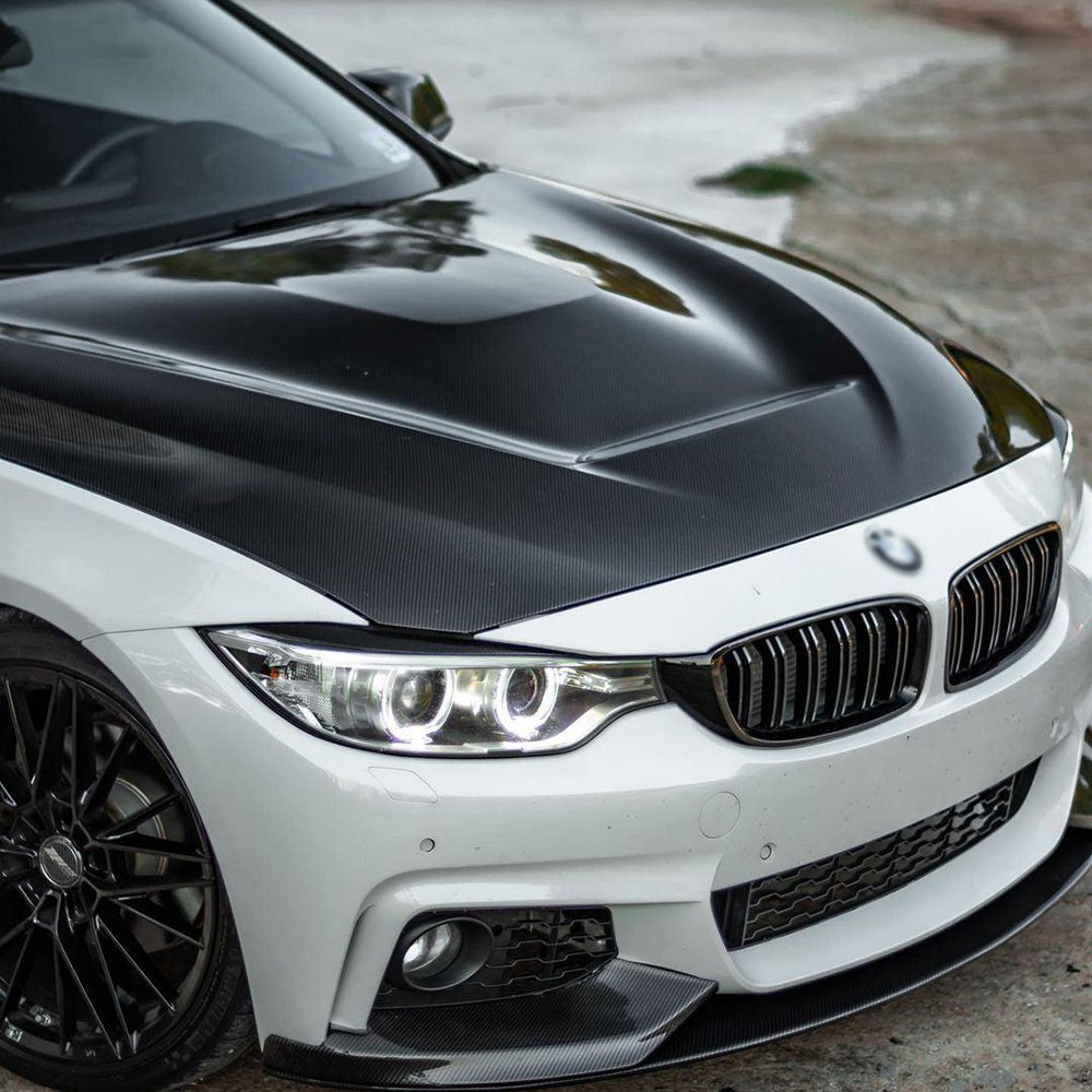 GTS Style M3 M4 Carbon Fiber Fibre Front Bonnet Hood for BMW F30 335i 340i 3 Series F32 F33 F36 F34 4 Series F31