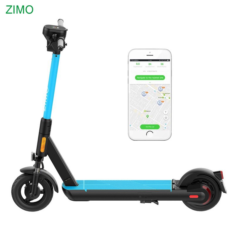 New App Function Rent Sharing Electric Scooter, Dockless Rental Removable Battery Sharing Scooter with GPS