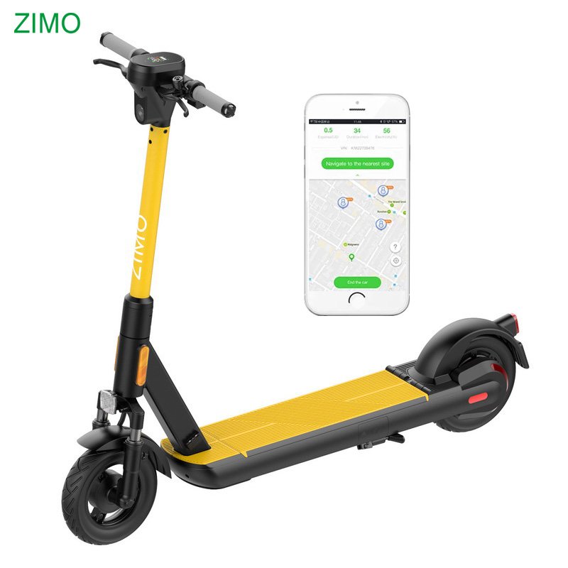 New App Function Rent Sharing Electric Scooter, Dockless Rental Removable Battery Sharing Scooter with GPS