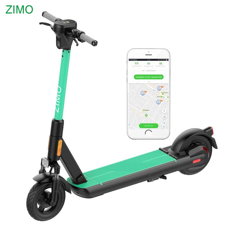 New App Function Rent Sharing Electric Scooter, Dockless Rental Removable Battery Sharing Scooter with GPS