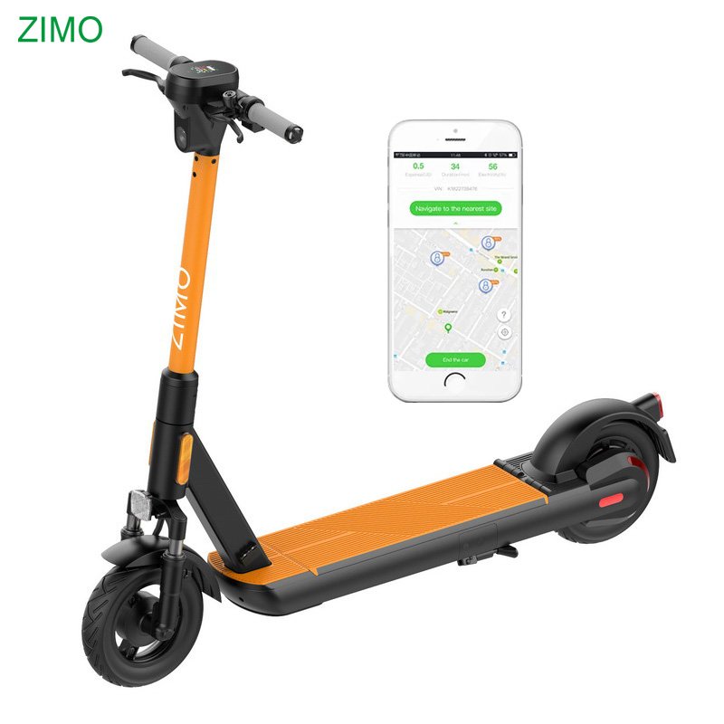 New App Function Rent Sharing Electric Scooter, Dockless Rental Removable Battery Sharing Scooter with GPS