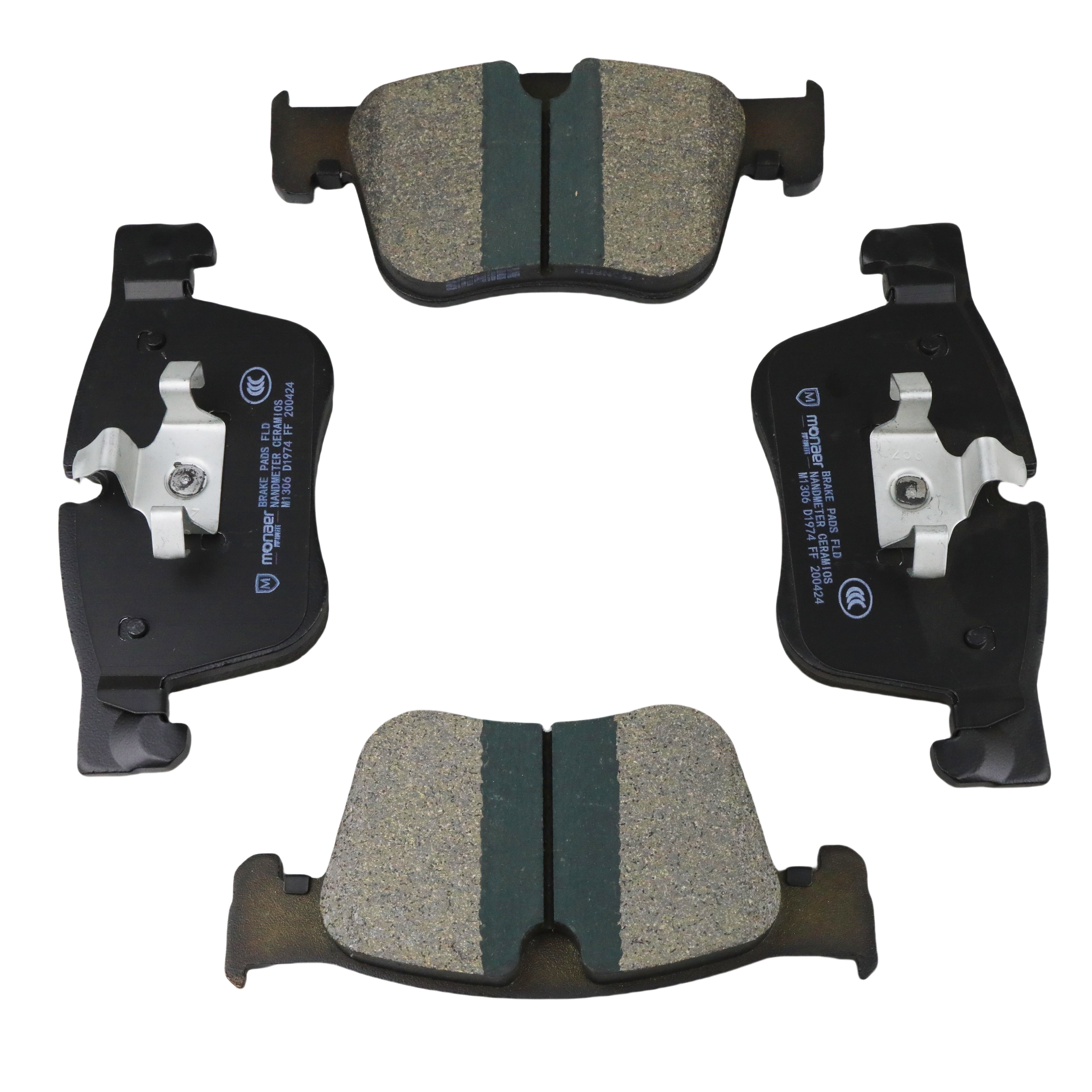 Monaer Brake Pads D1974 Ceramic Front Disc Brake Pad for PEUGEOT