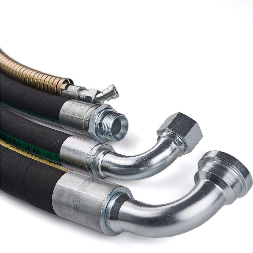 Jiangxin Customized Hydraulic Accessories Steel Wire Braided Hose High Pressure Oil Pipe