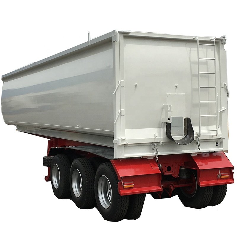 25cbm Hydraulic Cylinder Tri Axle U Type Tip Over AUSSIE Grain Transport DUMP Tippers Trailer