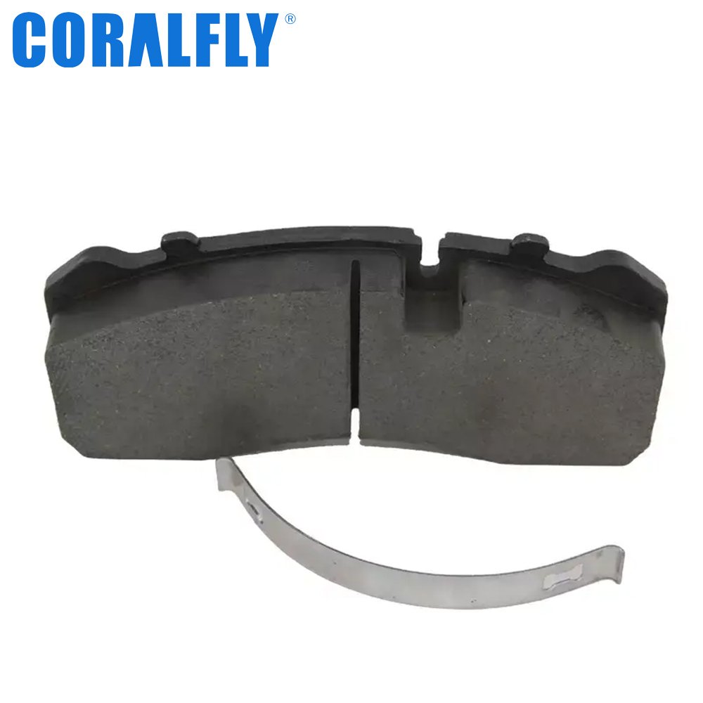 Coralfly Truck Brake Pads WVA29093 WVA29094 WVA29095 WVA29096 for BOVA 082135100 BPW 0980106210/0980102930/0980106350/0980102750