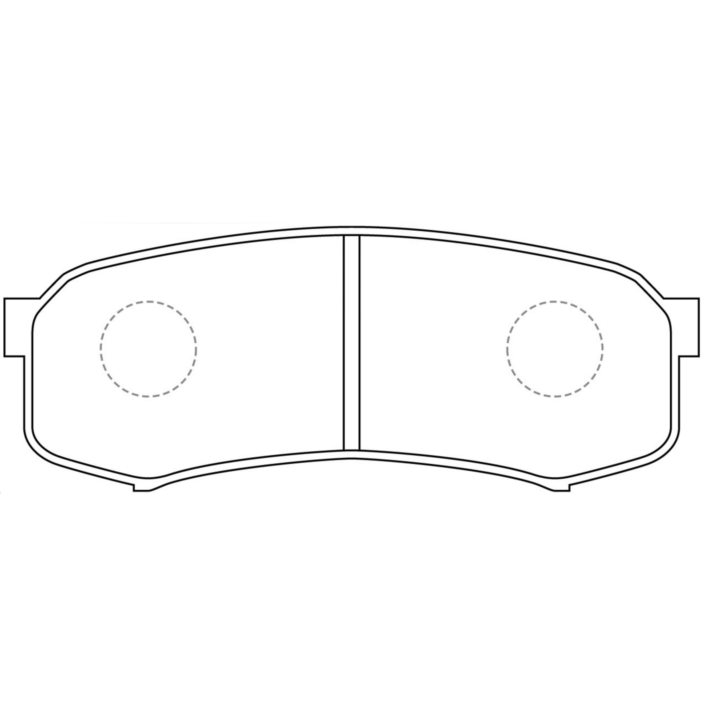 High Performance Factory Auto Parts Brake Pads (Pastillas De Freno) OEM Disc D606/wva 21947 Is Rear Axle Brake for TOYOTA