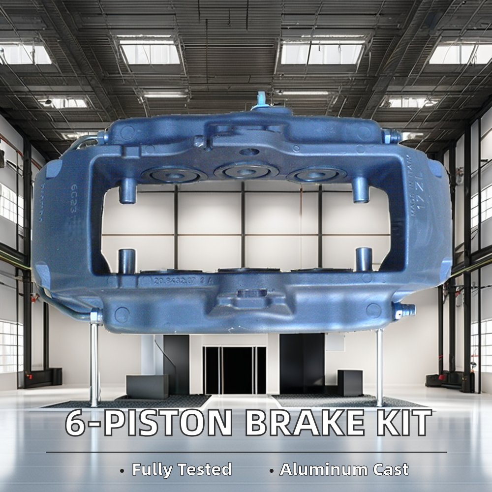ISO9001:2015 Certified Sports Brake Caliper Kits 4-Pot 6-Pot 6 Piston 355mm Neutral Packing for 2007-2009 Models