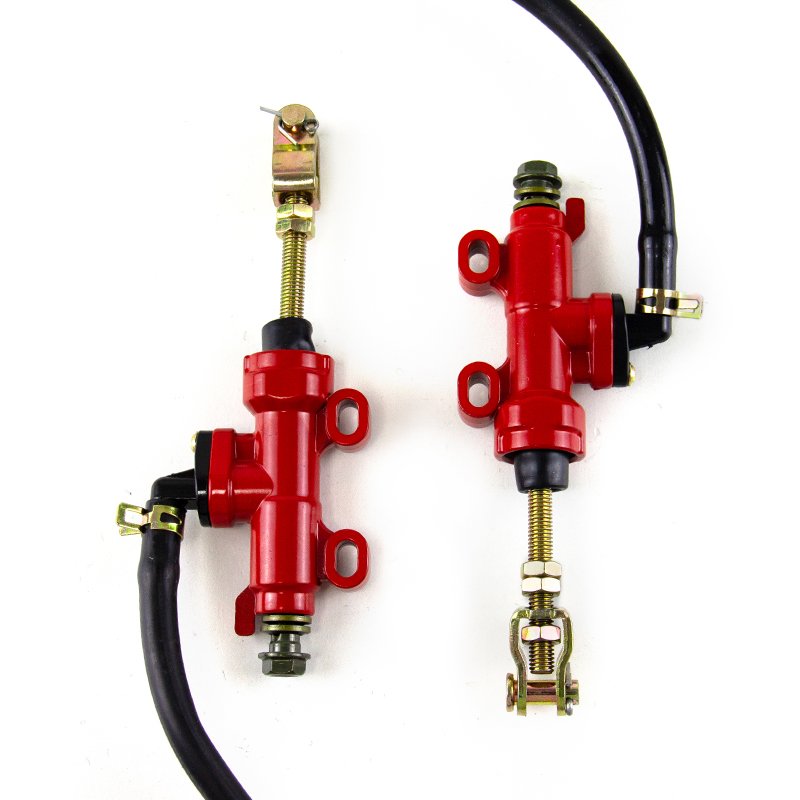 Universal Motorcycle Rear Foot Brake Main Pump Quad Dirt Hydraulic Cylinder With Fuel Tank for ATV 50-250CC
