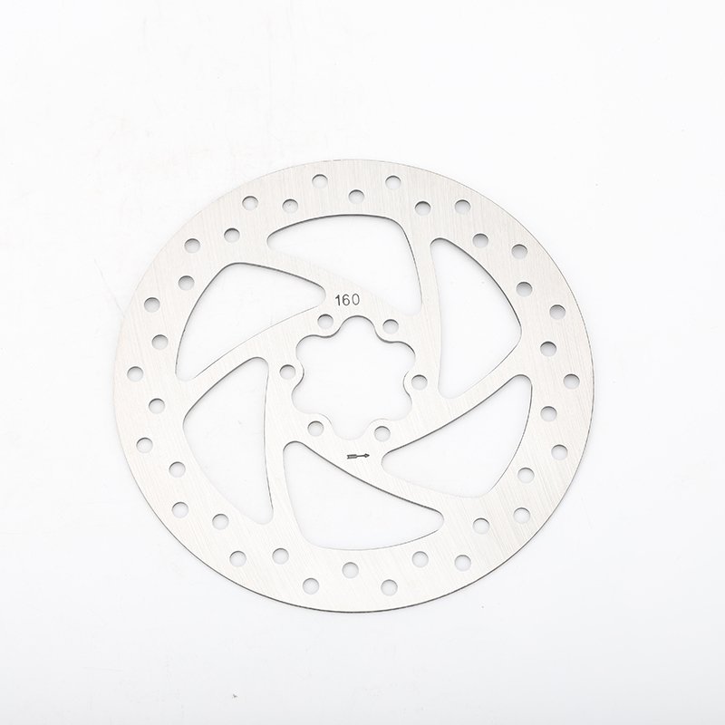 160mm E-scooter Brake Disc Stainless Steel 6 Hole 38mm Inner Diameter for Scooter Bicycle Stainless Steel Brake Rotor E Bike