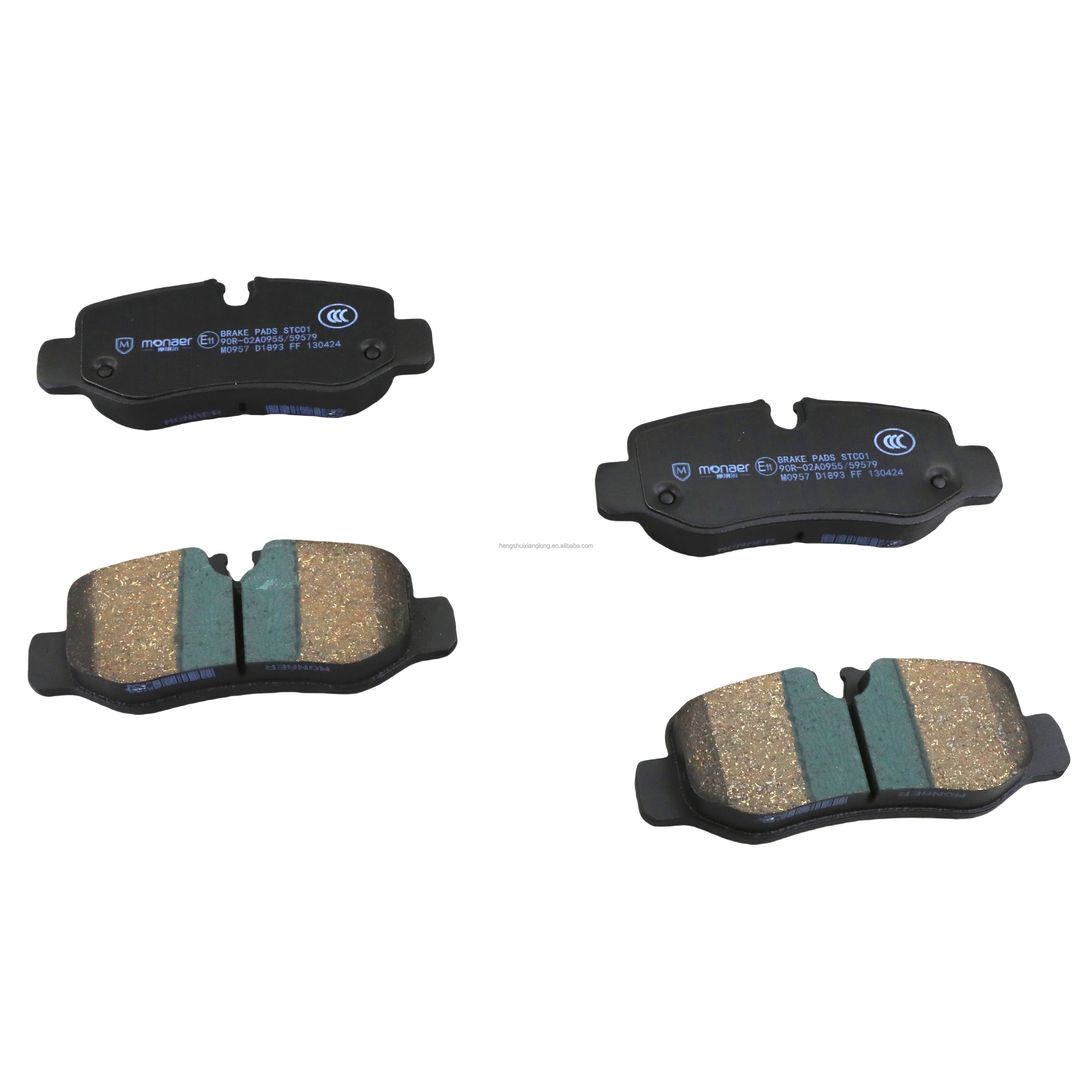 D1893 Monaer Ceramic Brake Pads High Quality No Noise, Low Dust Brake Pad