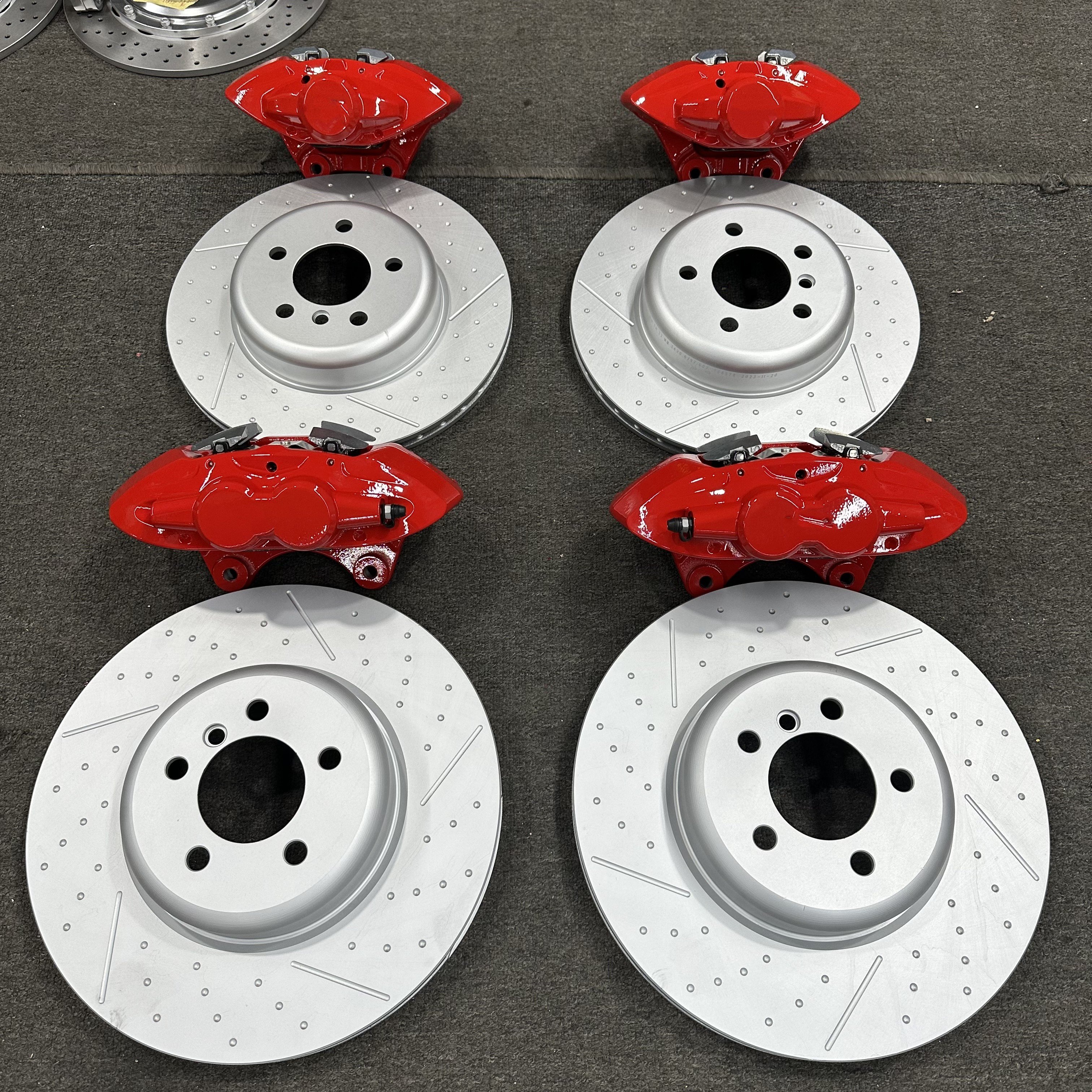 4 Piston Brake Caliper 4 Pot for Nissan for Mazda for Subaru Brake Disc Big Brake Kit Rotor