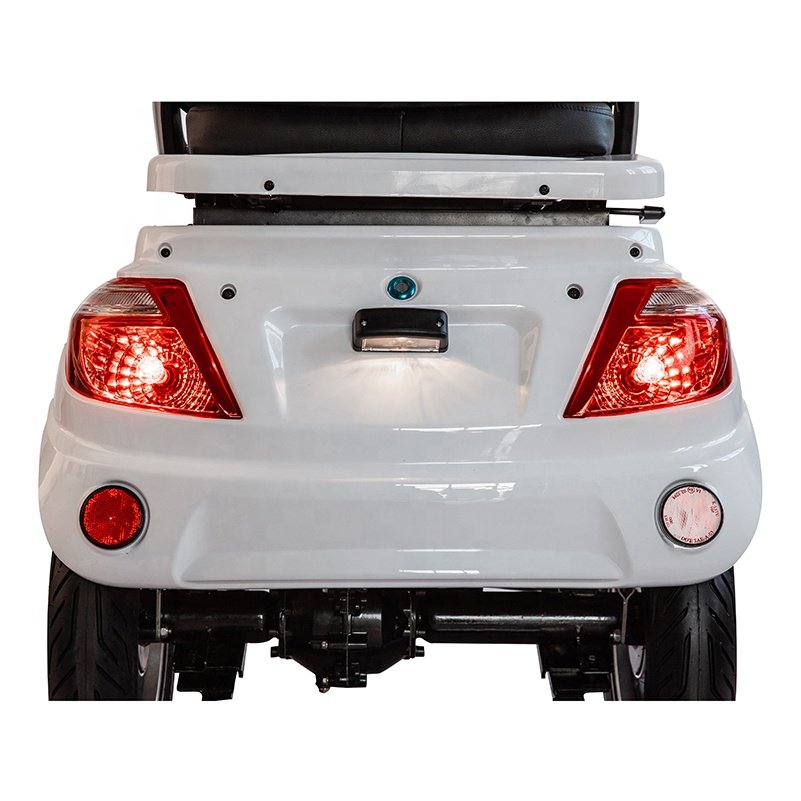 Front Disc and Rear Drum Brake LED Light New Design Model Good Look Electric Tricycles 980W 48V24AH One Seat Adults OEM