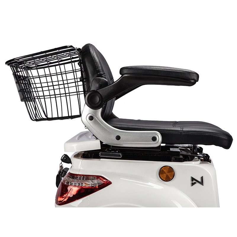 Front Disc and Rear Drum Brake LED Light New Design Model Good Look Electric Tricycles 980W 48V24AH One Seat Adults OEM