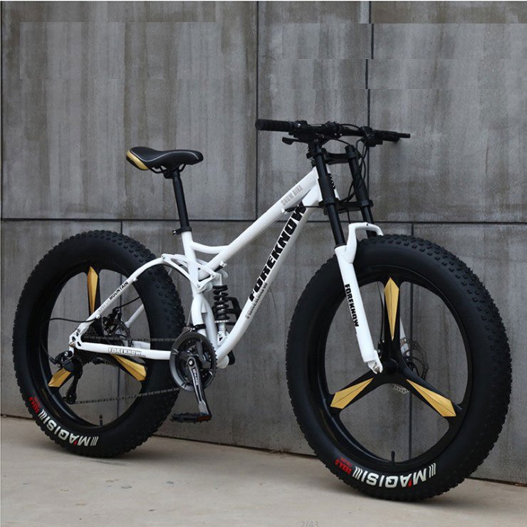 Wholesale Mountain Bike Bicycle 26 Inch 21 Speed High-carbon Steel Snow Beach Bike with Fat Tire for Sales