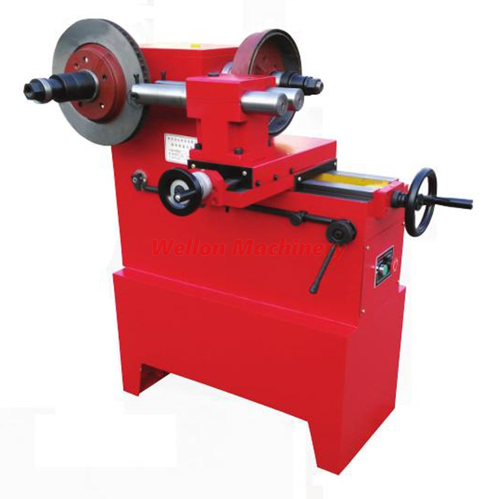Automatic Brake Drum Disc Lathe Machine C9350C C9370 with Adjustable 3 Spindle Speed