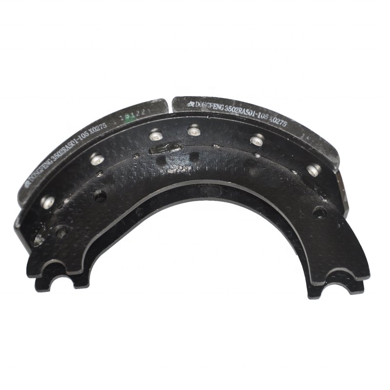 Brake Shoes With Lining Use for Dongfeng Kinland Truck 485HP Rear Axle Brake Shoes With Friction Plate Assembly 3502RAS01-090