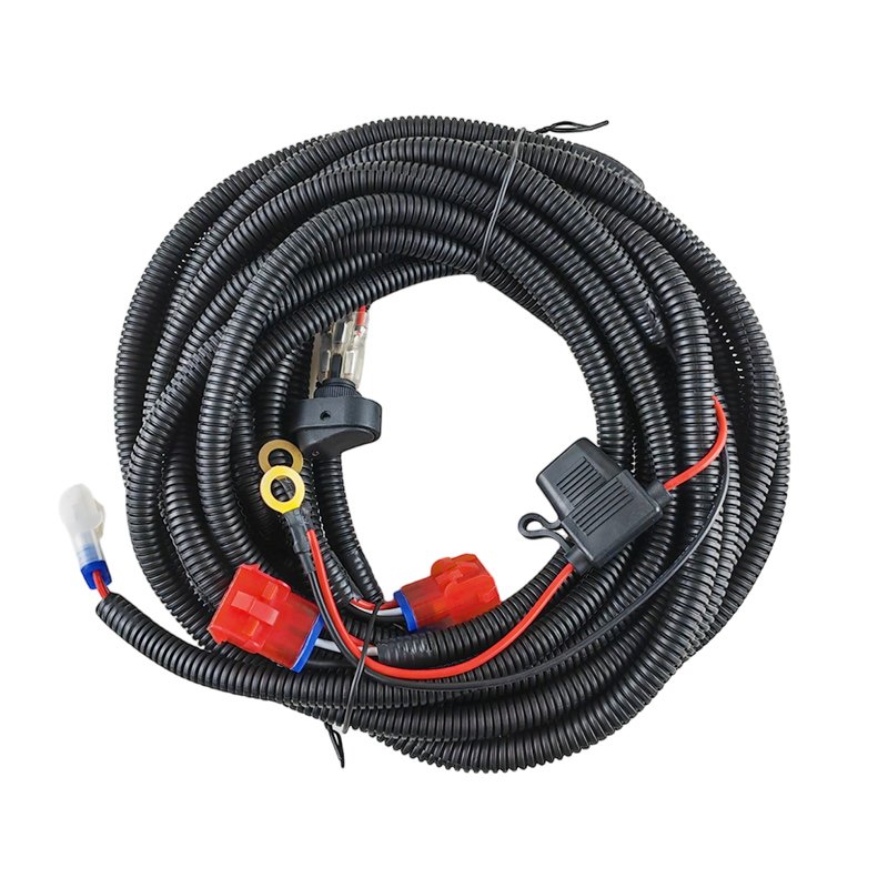 New 12V DC Halogen Front Head Lights & Brake Rear Tail Lights Kit for Club Car DS 2003-up with Turn Signal Wire Harness