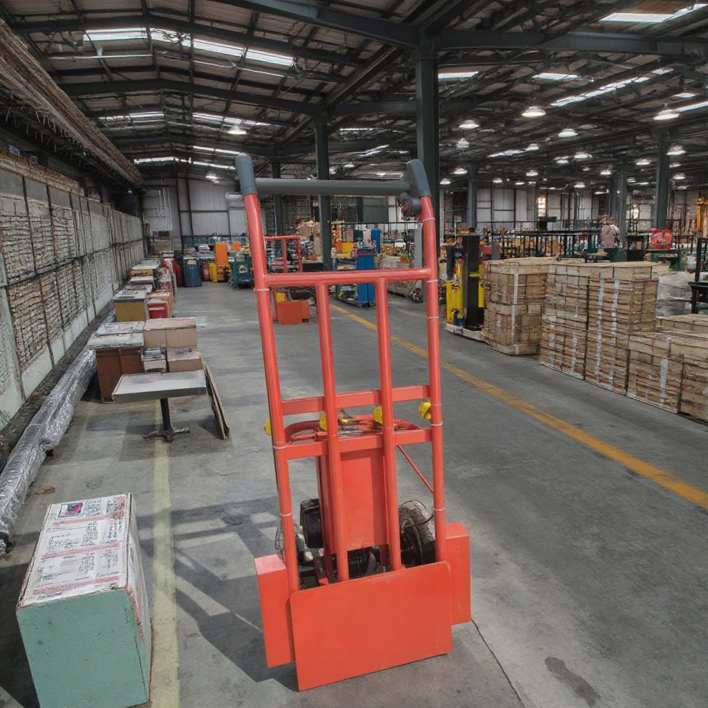 Agricultural Machine Orchard Transport Heavy Duty Electric Pallet Truck Garden Landworks Utility Wagon Hand Push Trolley Cart
