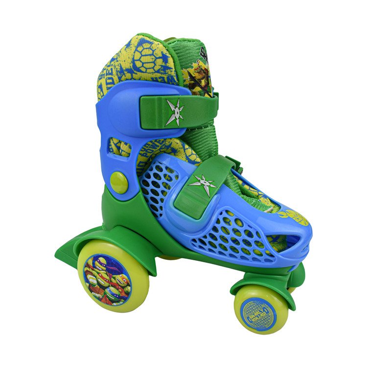 Stylish Kids Hard Boot Adjustable Quad & Roller Skate Shoes with Brakes Baby Children 3-6 Years Boys Girls Toy Gift