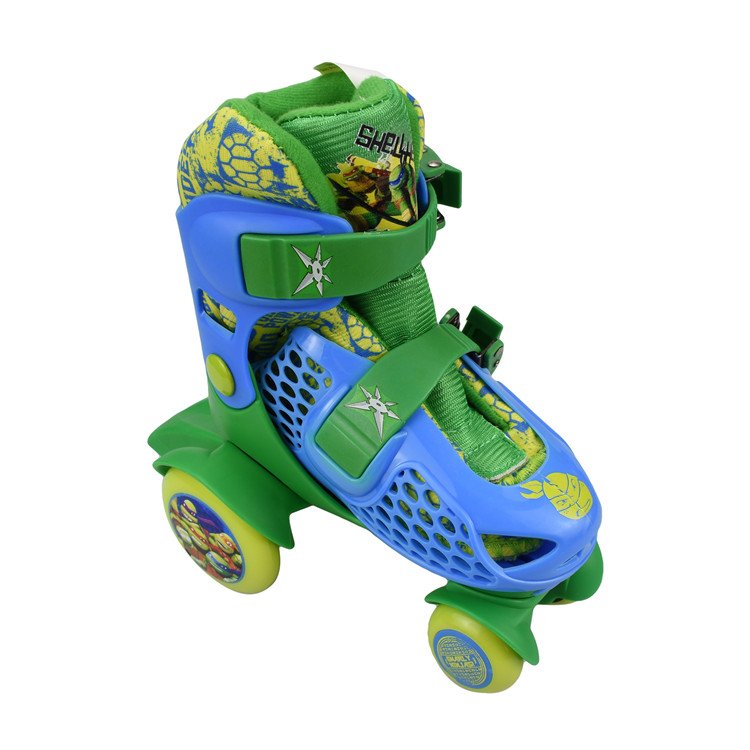 Stylish Kids Hard Boot Adjustable Quad & Roller Skate Shoes with Brakes Baby Children 3-6 Years Boys Girls Toy Gift