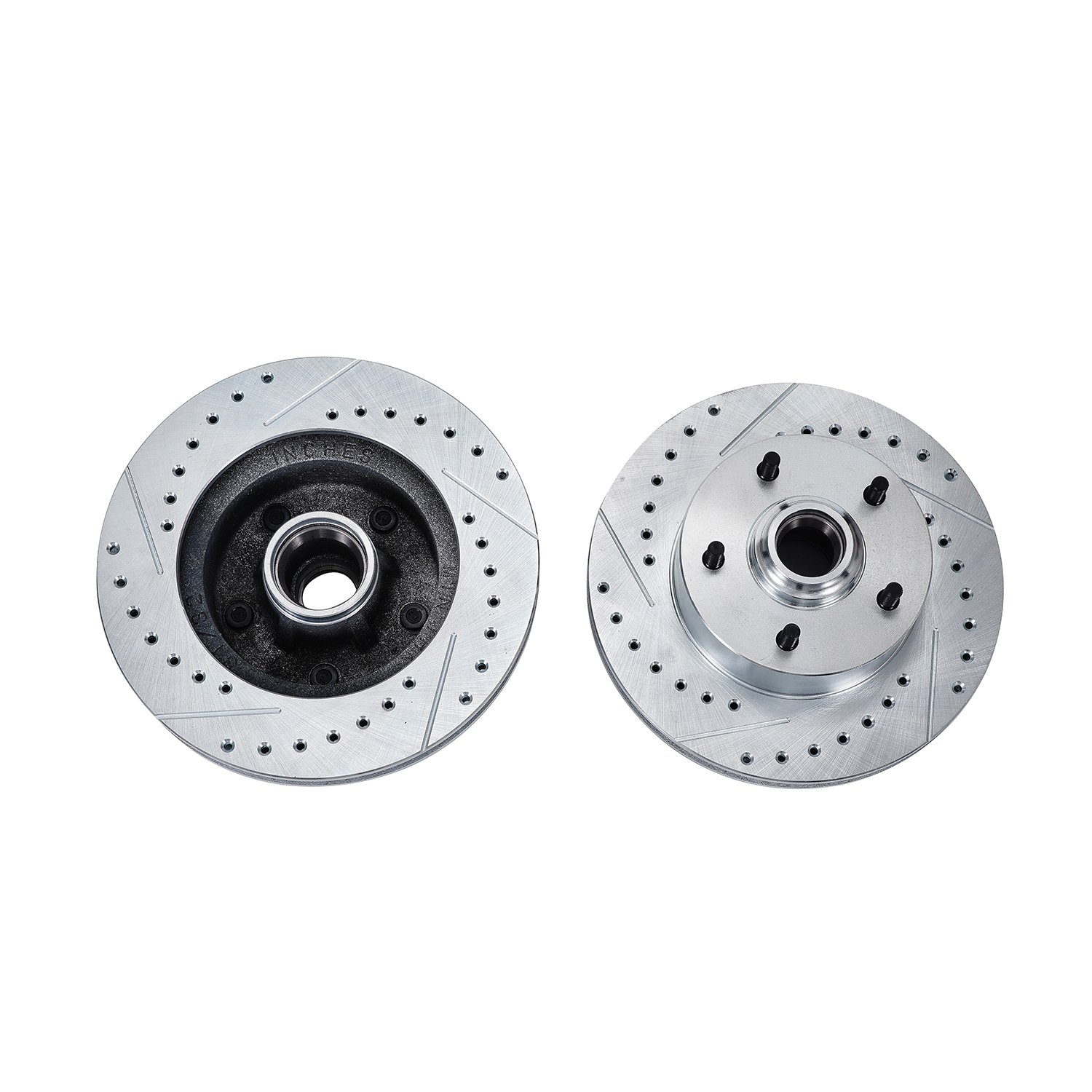 High Performance 11 Inch Front Power Disc Brake Conversion Kit for 1964-1974 GM A/F/X Body Red Caliper