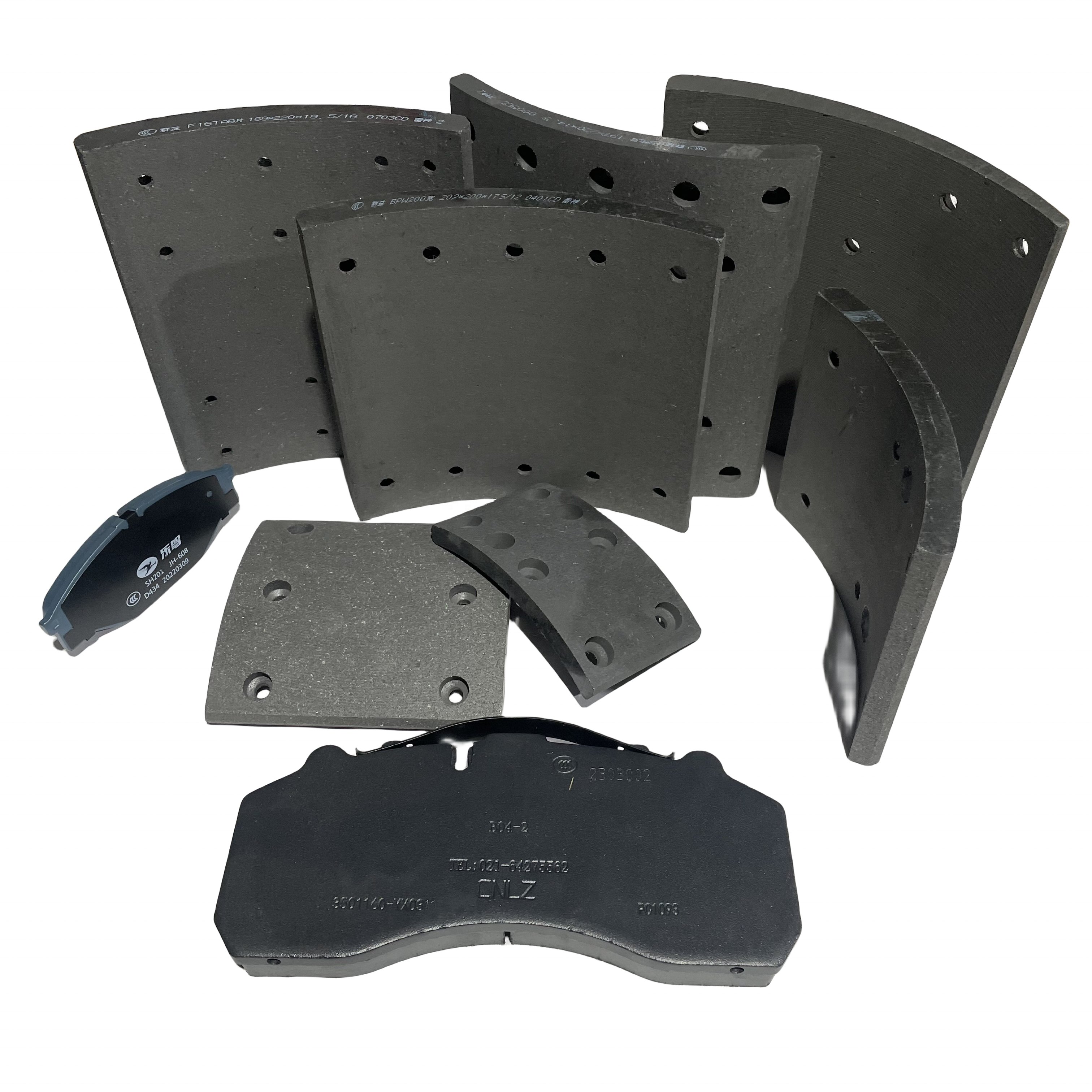Non Asbestos Brake Lining Heavy Duty Truck Trailer Brake Shoes Brake Linings for hino Trucks