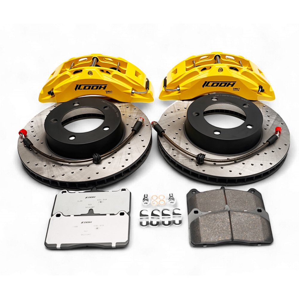 ICOOH China Auto Disc Brake 355mm 362mm*32mm Brake Discs for toyota rav4 highlander Prado