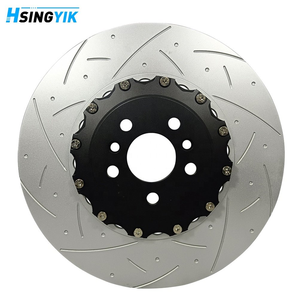 Hsingyik Rear Slotted and Dimpled Brake Disc Rotor for BMW M5 F90 2018-2023 34217991103 34217991104 380X28