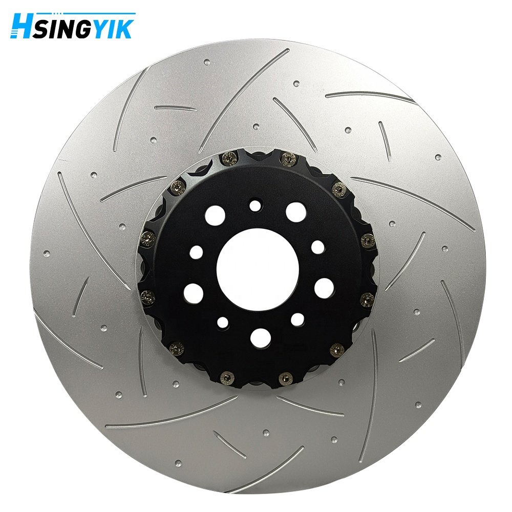 Hsingyik Rear Slotted and Dimpled Brake Disc Rotor for BMW M5 F90 2018-2023 34217991103 34217991104 380X28