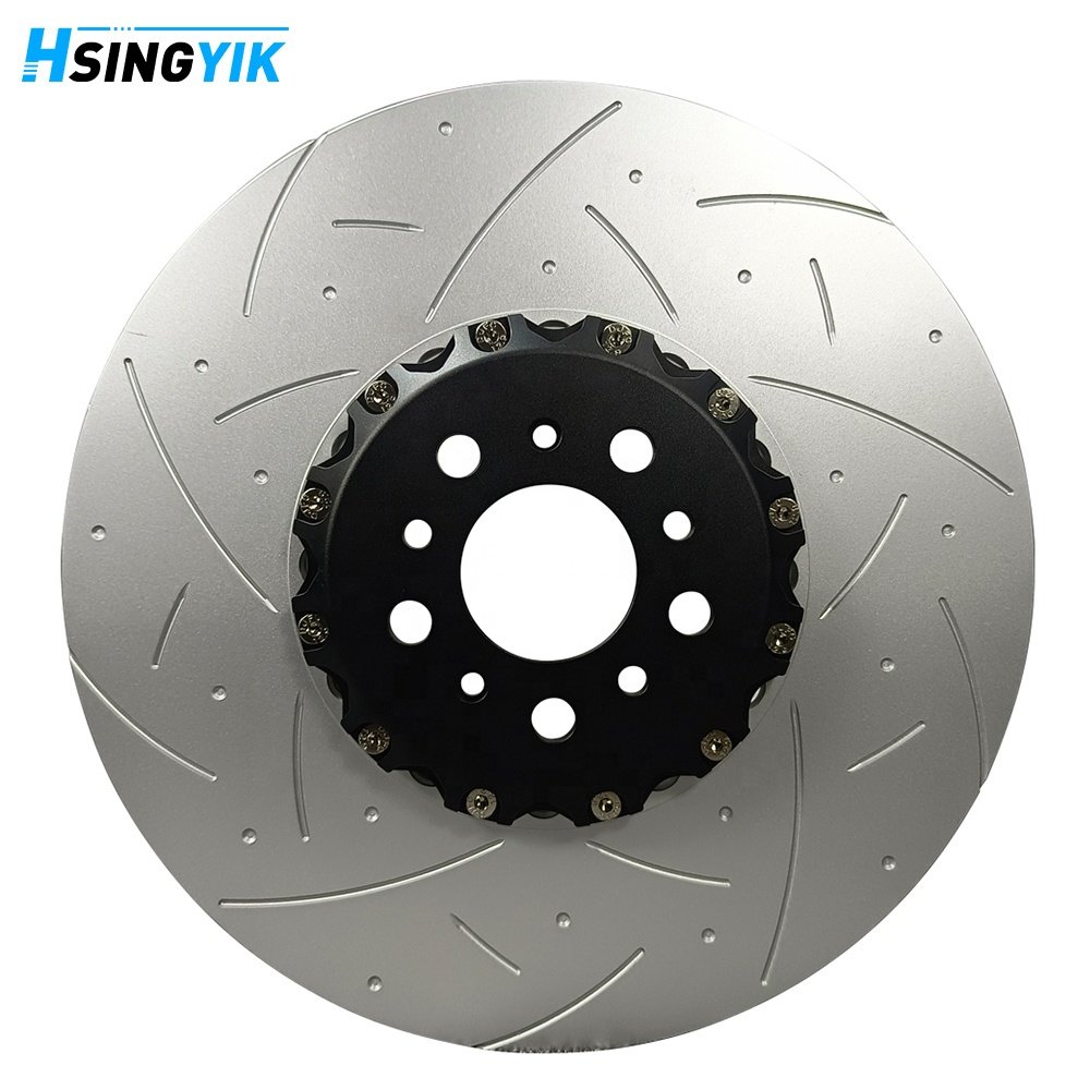 Hsingyik Rear Slotted and Dimpled Brake Disc Rotor for BMW M5 F90 2018-2023 34217991103 34217991104 380X28