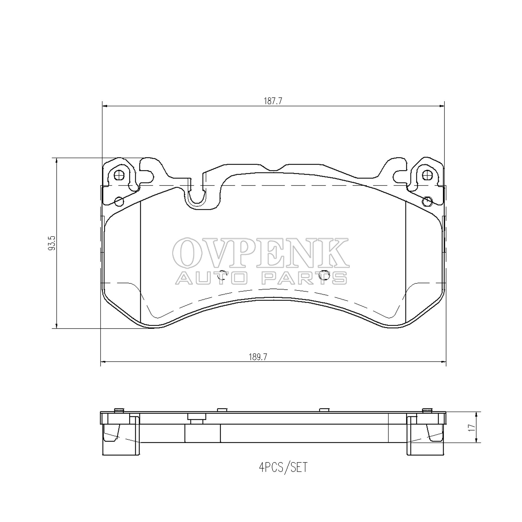 Front Break Disc Car Accessories Brake Pads For Cars MERCEDES BENZ AMG R230 W221 C216 W204 S204 W212 S212 C197 C218 C204 D1291