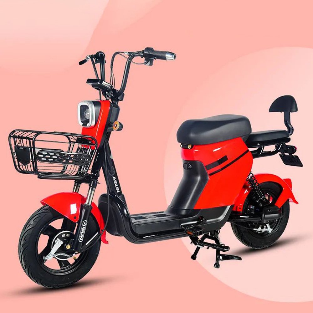 Hot Sale 14 Inch Electric City Bike 500W 48V Powerful Motor Ebike Electric Moped Scooter for Adults