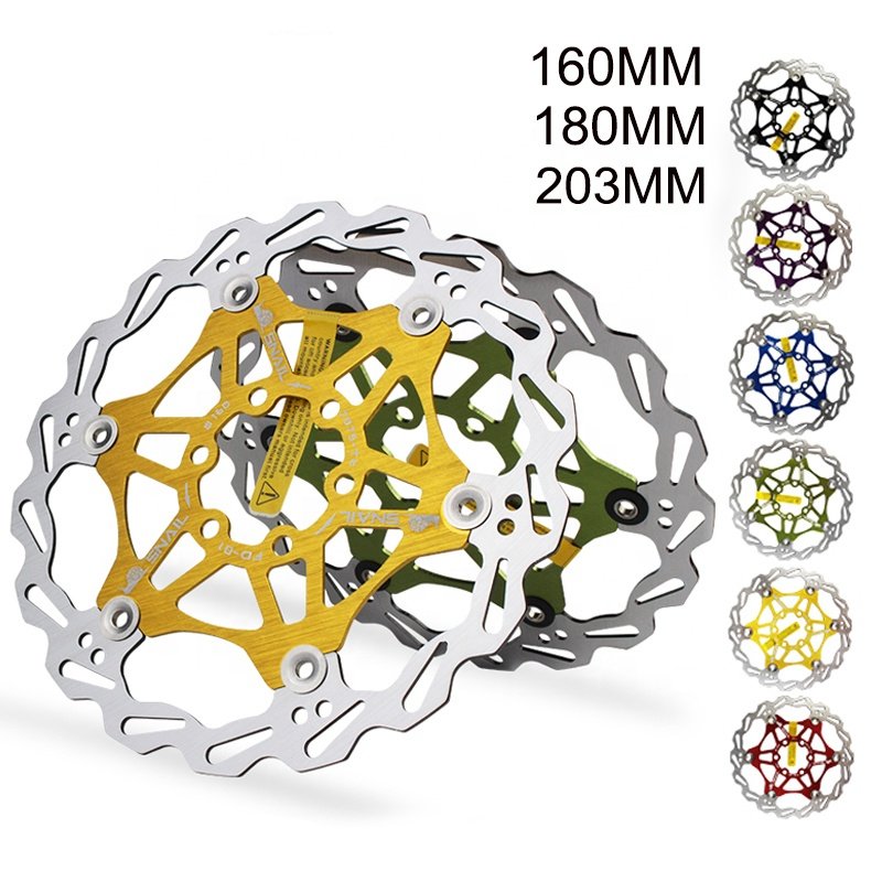 Bicycle Discs 160mm/180mm/203mm Mtb Skeleton Disc Oil Brake Pads 44mm 54mm Bike Brake Parts